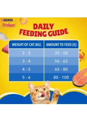 Purina Friskies Seafood Sensations Flavours of Tuna, Salmon, Snapper, Crab and Shrimp Adult Cat Food, 6kg