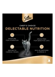 Sheba Cat Food Succulent Chicken Breast 85g Can (Pack of 6)