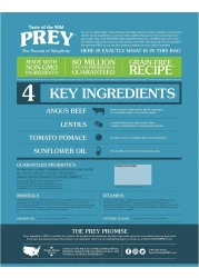 Taste of the Wild Prey Angus Beef Formula for Dog with Limited Ingredients 11.4kg (DOG)