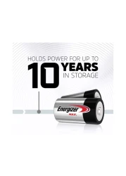 Energizer Max 9V Alkaline Battery (522)