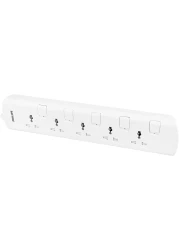 Philips Power Multiplier 5-Way Extension Socket NB-0003 White 4m