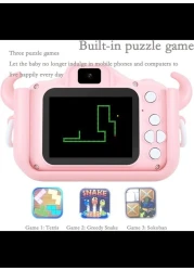 Radiotronics Kids Camera with Silicone Case, Video Camera for Children with Fun Games, Kids Digital Camera with Special Effects, Rechargeable Battery