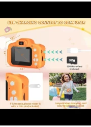 Upgrade Toddler Camera Children Video Camcorder,Kids Digital Selfie Camera Toys with 32GB SD Card for 3 4 5 6 7 8 9 Year Old Girls and Boys