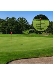 Barska Blueline 8x22 Waterproof Golf Scope Monocular with Builtin Internal Distance Reticle