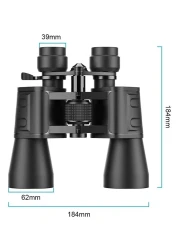 Dual Zoom Powerful Binoculars Long Range Spyglass Bak4 Prism Monocular Hunting For Camping Equipment