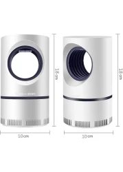 FITTO Non-Toxic Electronic Mosquito Killer Lamp – UV Light Fly Zapper with Powerful Cyclone, USB-Powered Insect Trap for Indoor and Outdoor Use, Safe for Bedrooms, Kitchens, Offices, and More