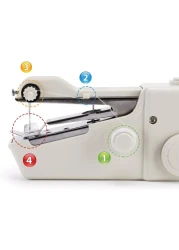 Handheld Sewing Machine Mini Cordless Electric Sewing Machine for Quick Repairs on Fabric, Clothing &amp; Kids' Clothes Portable Handy Stitch