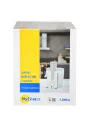 ماي تشويس عصارة بسرعتين MJE-264 أبيض 0.6 لتر