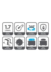 Black &amp; Decker Breakfast Set MBF90-B5 Black And Rose Gold