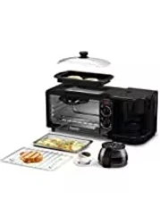 Saachi Electric 3 in 1 Breakfast Making Machine Multifunction Drip Coffee Maker Household Bread Pizza Frying pan Toaster 220V