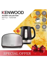 Kenwood Kettle Toaster Bundle ZJP01.A0BK TCM01.A0BK