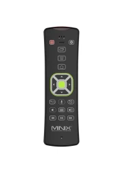 Minix A3 Backlit Remote For Android Tv Box, Pc Mini Qwerty Wireless Keyboard With Backlit Buttons &amp; Six-Axis Gyroscope Remote With Voice Input