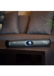 Olsenmark Wireless Speaker, 2.0Ch Bluetooth Speaker OMMS1288, Bluetooth/ FM/ USB/ TF Card/ AUX Input/ TWS, 2x6W Speaker, Mini Sound Bar for PC/ Home Theater