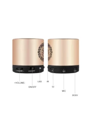 SQ-200 Quran Speaker Portable Quran Speaker MP3 Player 8GB TF FM Golden