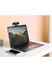 Rapoo C260 USB Full HD Webcam For PC/Laptop, 1080P - Plug And Play - Black