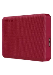 Toshiba Canvio Advance Portable External Hard Disk Drive 2TB Red