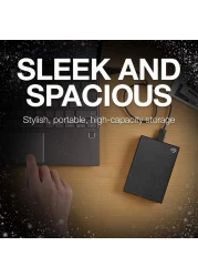 Seagate - Backup Plus Portable 4TB External Hard Drive HDD &ndash; Black USB 3.0 for PC Laptop and Mac (STHP4000400)