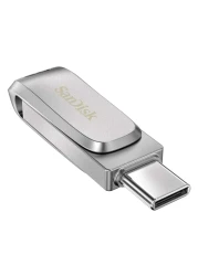 SanDisk Ultra Dual Drive Luxe USB Type-C Flash Drive 64GB Silver