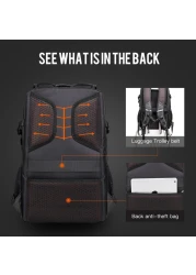 Arctic Hunter 26 L Laptop Backpack Water Resistant Anti-Theft Pocket with USB Port and Separate Laptop Compartment Premium Office Backpack B00387 Black