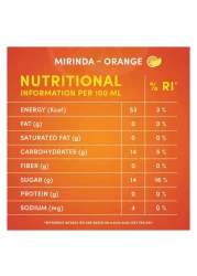 ميرندا مشروب غازي بالبرتقال بحجم 295ملل، حزمة من 8