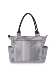 Little Story diaper bag set of 6 with hooks - Black