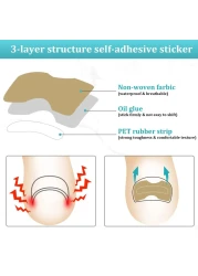 Lanties 152 Pieces Ingrown Toenail Corrector Treatment Tool Sets Include Curved Toenail Brace Nail Toenail Corrector Sticker Ingrown Toenail Corrector Strips Toenail File and Lifter