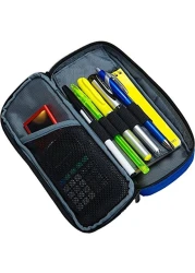 Caseit The Pouch Zippered Pencil Case with Grommets Black PLP02BLK