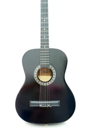 Mike Music 34 inch Mike Music Classical Guitar with Bag (34C, Black)