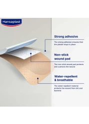 Hansaplast Universal Wound Plasters, Water-resistant, 40 Strips
