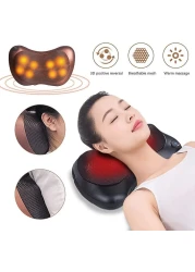 Generic Multifunctional Car And Home Massage Neck Pillow Machine For Body Neck Back Massage Pillow Full Body Massager Car Massage Seat Automotive &amp; Home Car Seat Massager For Back Pain
