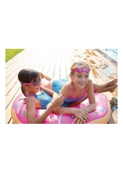 Zoggs Ripper Junior Swimming Goggles Pink Purple Tint Purple