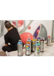 Montana Colors MTN Water Base RV-30 Electric Blue Spray Paint Matt 400ml