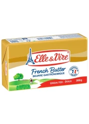 Elle &amp; Vire Butter Unsalted 200g