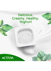 آكتيفيا زبادي سادة كامل الدسم 125 غرام حزمة عدد 4