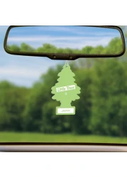 Little Trees Jasmin Paper Flower Car Air Freshener Green