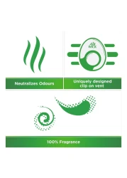 أيرويك مشبك التهوية معطر السيارة برائحة التوت الطازج - بني - 2.5 ملل