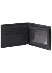 Perry Ellis Mens Gramercy Passcase Wallet Black One Size