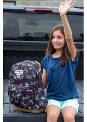 INTIMO Monster Jam Trucks Dragon Zombie Grave Digger Megalodon All Over Print Backpack