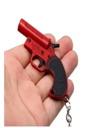 Generic Pubg Gun Key Chain Red/Black