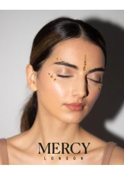 Gigi Gold Bindi Crystal Indian Bindi Face Jewels Gold Multi Packet