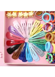 786 pcs Colorful Hair Clips Ties Ponytail Holders Rubber Bands for Girls and Toddlers Hair Accessories Set