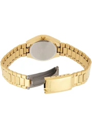 Casio Womens Quartz Watch, Analog Display And Stainless Steel Strap Ltp-1170N-9Ardf, Gold, One Size