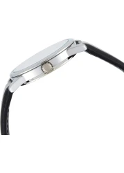 Casio Watch For Men Black Dial Leather Band - MTP-V001L-1BUDF