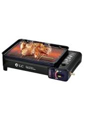 DLC Camping Gas Burner Red DLC-P3411 Portable Butane Stove for Camping, Hiking &amp; Backpacking Lightweight, Windproof Outdoor Cooking Stove
