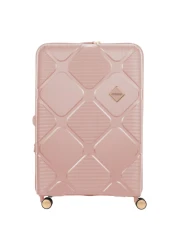 أميركان توريستر حقيبة سفر صلبة بعجلات إنستاغون سبينر باللون الخوخي الزهري 81 سم