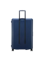 Delsey Paris Securitech Stone 4 Double Wheels Luggage Hard Trolley Navy 82cm