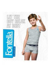 Fontella Cotton Underwear Set for Boy 800302 Ash Grey 2 Years