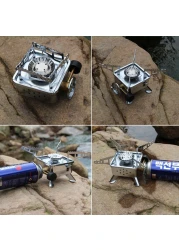 Tomshoo-Outdoor Gas Stove Folding Camping Stove Portable Cooking Stove Hiking Backpacking Picnic