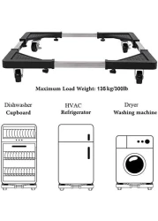 Machine Stand Adjustable Moving Roller for Home Appliances Washing Machines Refrigerators Dryers Dishwashers Heavy Power Tools and Equipment with Wheels