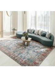 Vince Sky 150 x 80 cm Carpet Knot Home Designer Rug for Bedroom Living Dining Room Office Soft Non-slip Area Textile Decor